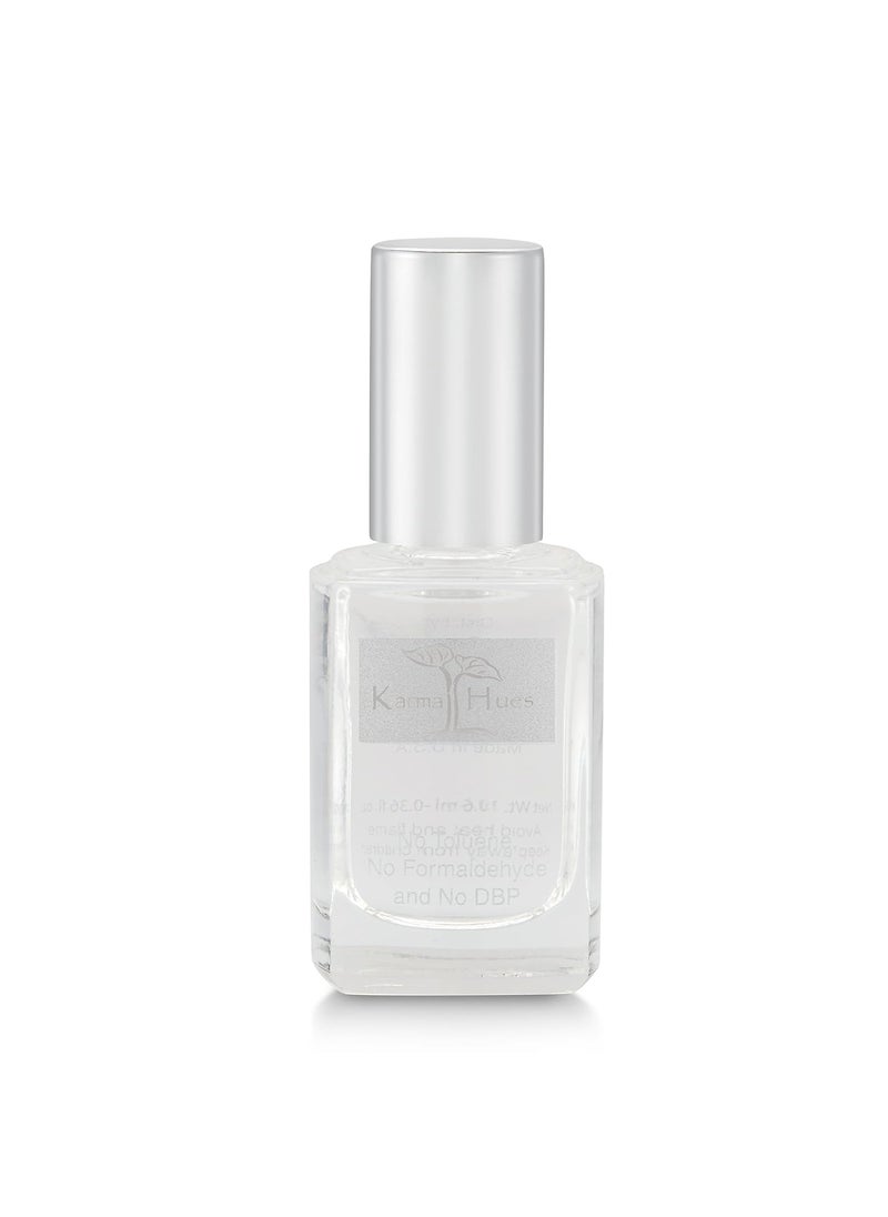 karma organic Gel Top Coat Nail Polish 0.43 FL oz, UV Shine Finish Quick Dry, No Wipe Nail Lacquer, Long Lasting No Chip Top Coat