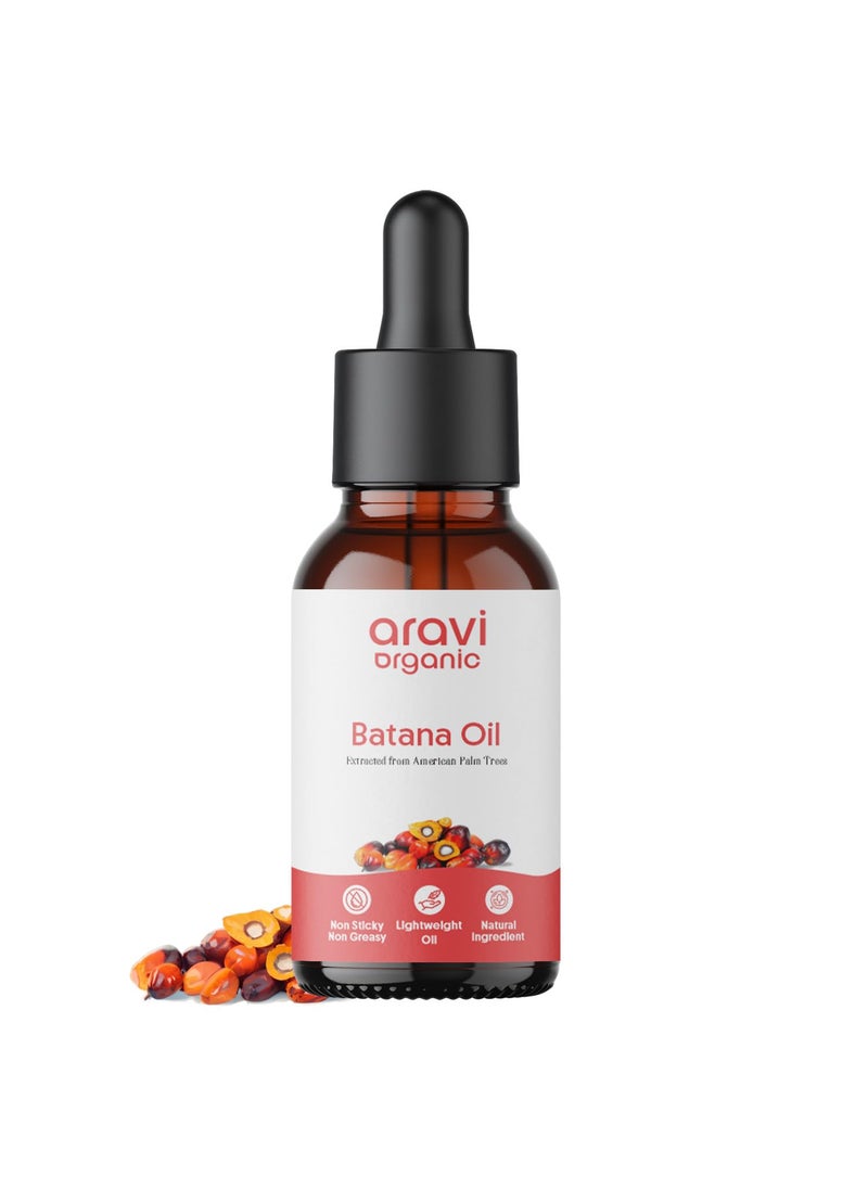 Pure Batana Hair Oil For Hair Growth - Derived From American Oil Palm Nut - 0.5 FL Oz / 15 ml