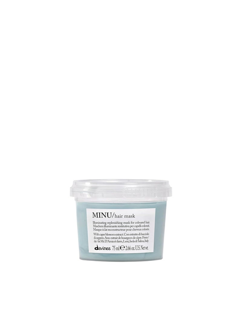 Davines MINU Hair Mask | Nourish and Brighten Color Treated Hair | Smooth and Add Shine