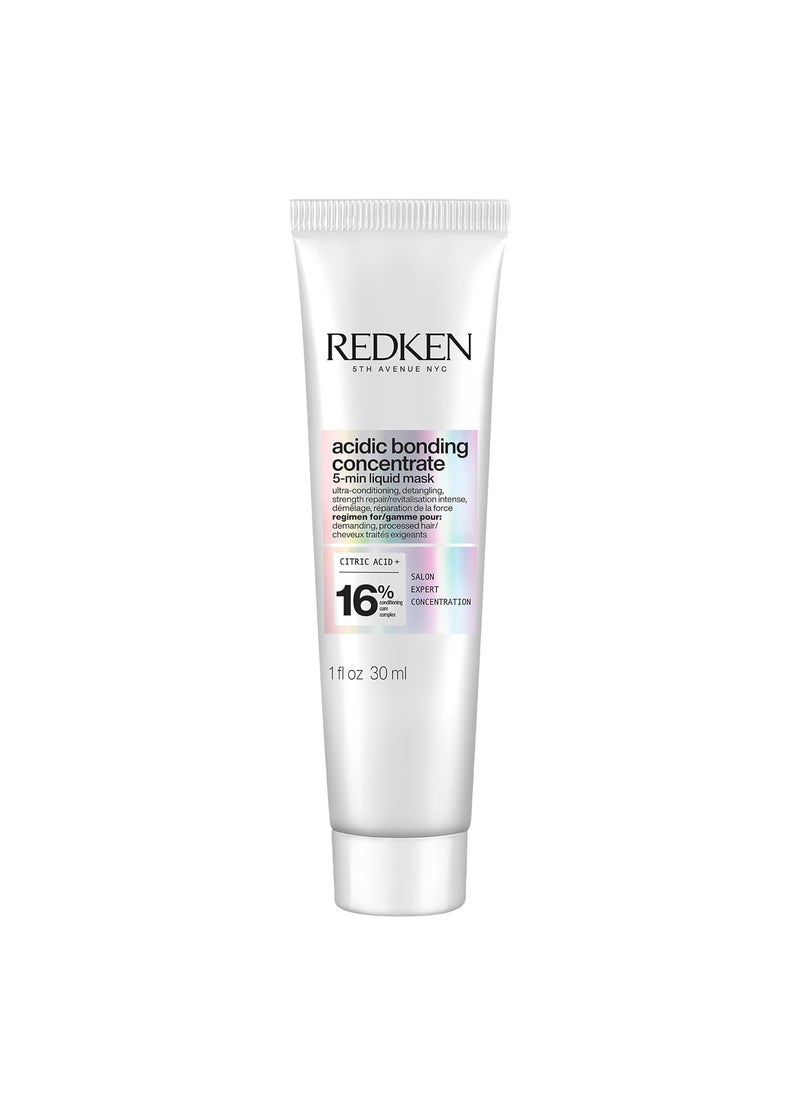 REDKEN Acidic Bonding Concentrate Hair Mask For Dry, Damaged Hair Repair - Hydrating 5 Minute Liquid Hair Mask