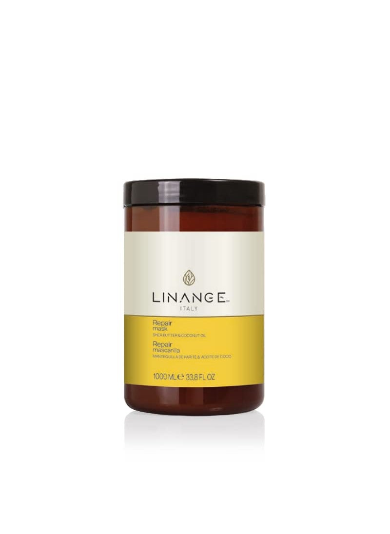 Repair Mask with Shea Butter and Coconut Oil - Nourishing Hair Treatment, 33.8 oz.