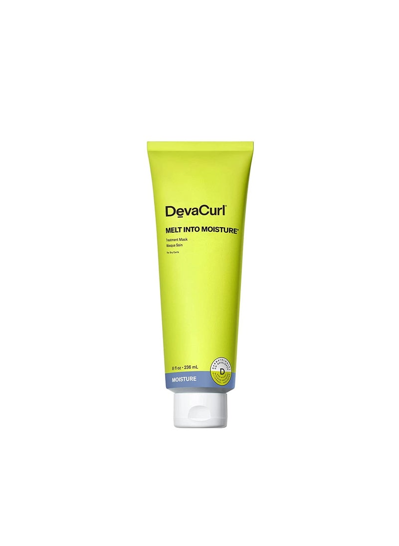 DevaCurl Melt Into Moisture Treatment Mask | Reduces Tangles | Leaves Curls Silky-Soft and Shiny