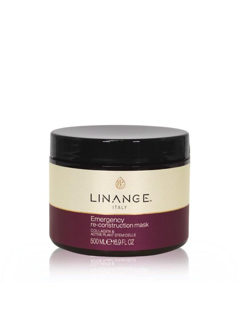 Emergency Reconstruction Mask for Very Damaged Hair - Nourishing Hair Treatment, 500ml / 16.9 oz.