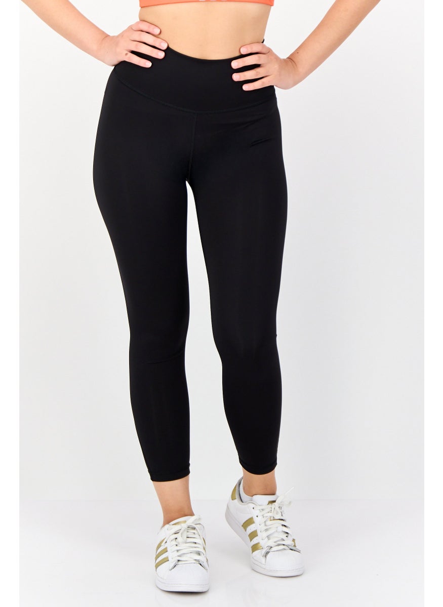 Women Sportswear Fit Training Leggings, Black