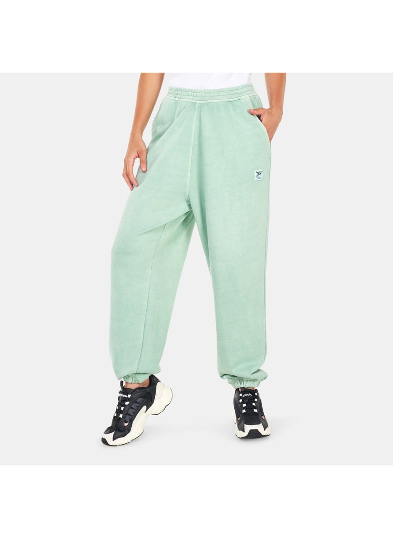 Women's Classics Natural Dye Small Logo French Terry Sweatpants
