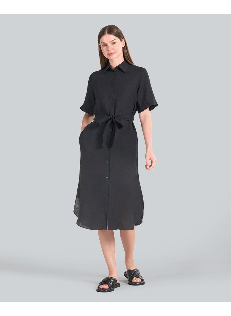 Gant Regular-Fit Linen Ss Shirt Dress