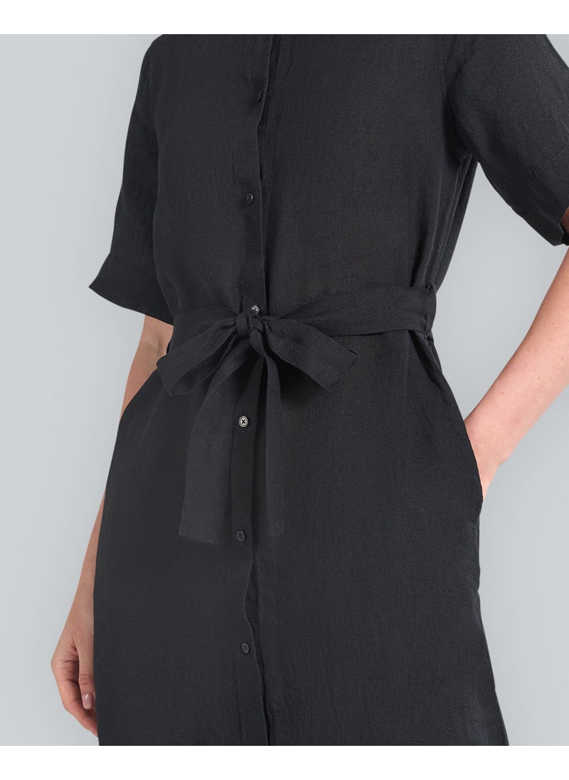 Gant Regular-Fit Linen Ss Shirt Dress