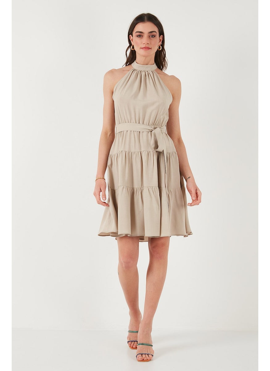 Halter Tiered Dress