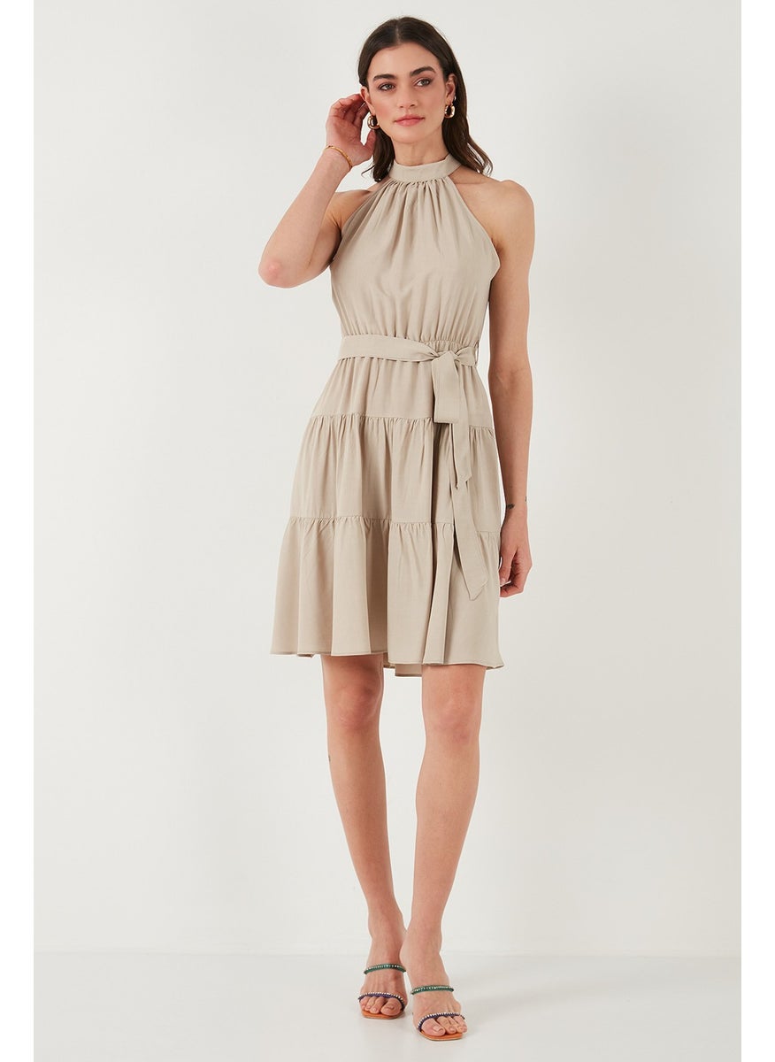 Halter Tiered Dress