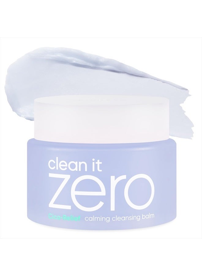 Clean it Zero Calming Cleansing Balm | Korean Makeup Remover for Sensitive Skin | Vegan | Cleansing Oil, Facial Cleanser Made with Centella Asiatica & Madecassoside (100ml / 3.38 fl. oz)