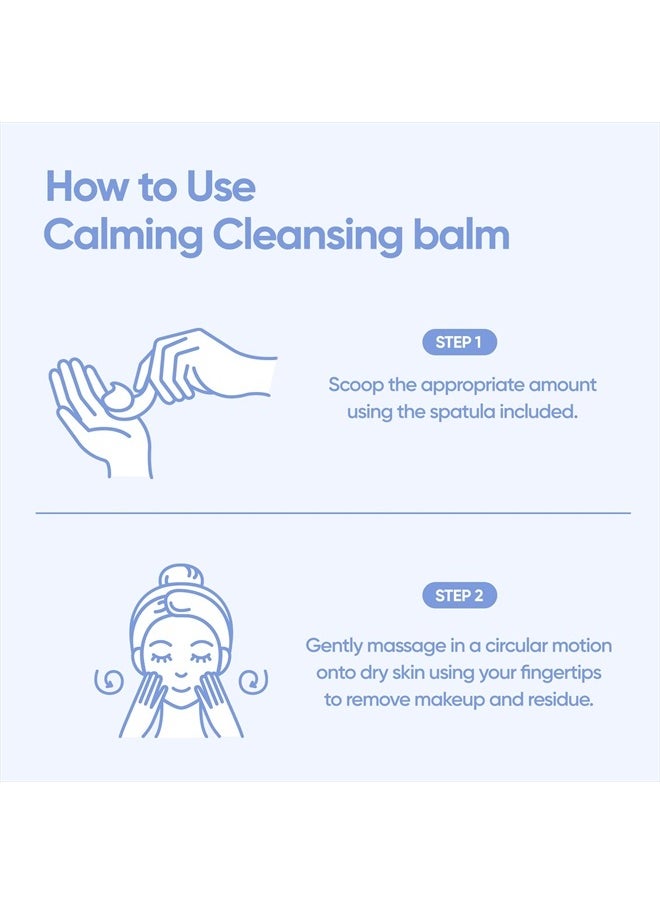 Clean it Zero Calming Cleansing Balm | Korean Makeup Remover for Sensitive Skin | Vegan | Cleansing Oil, Facial Cleanser Made with Centella Asiatica & Madecassoside (100ml / 3.38 fl. oz)