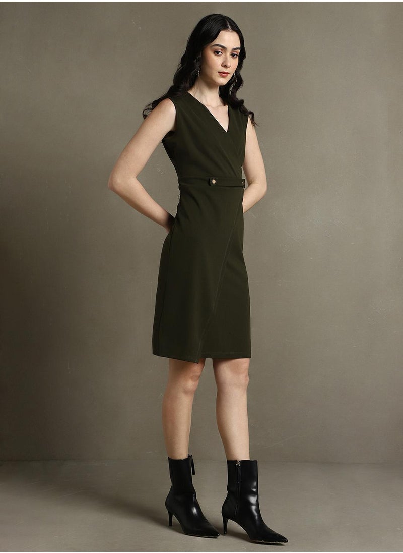 Wrap Front Dress