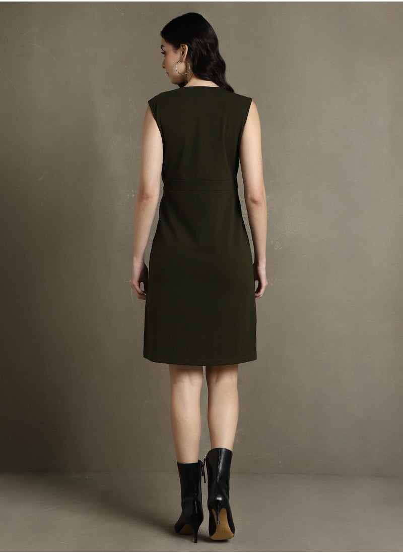 Wrap Front Dress