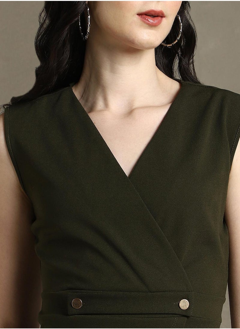 Wrap Front Dress