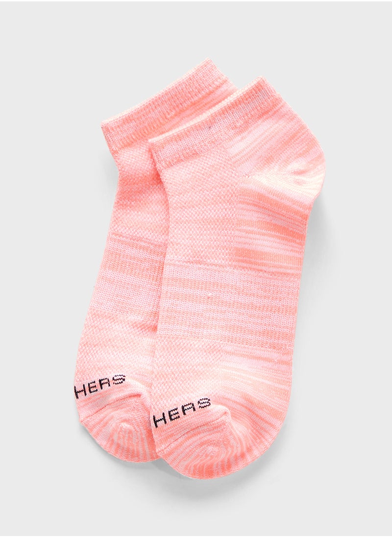 5 Pack Non Terry No Show Socks