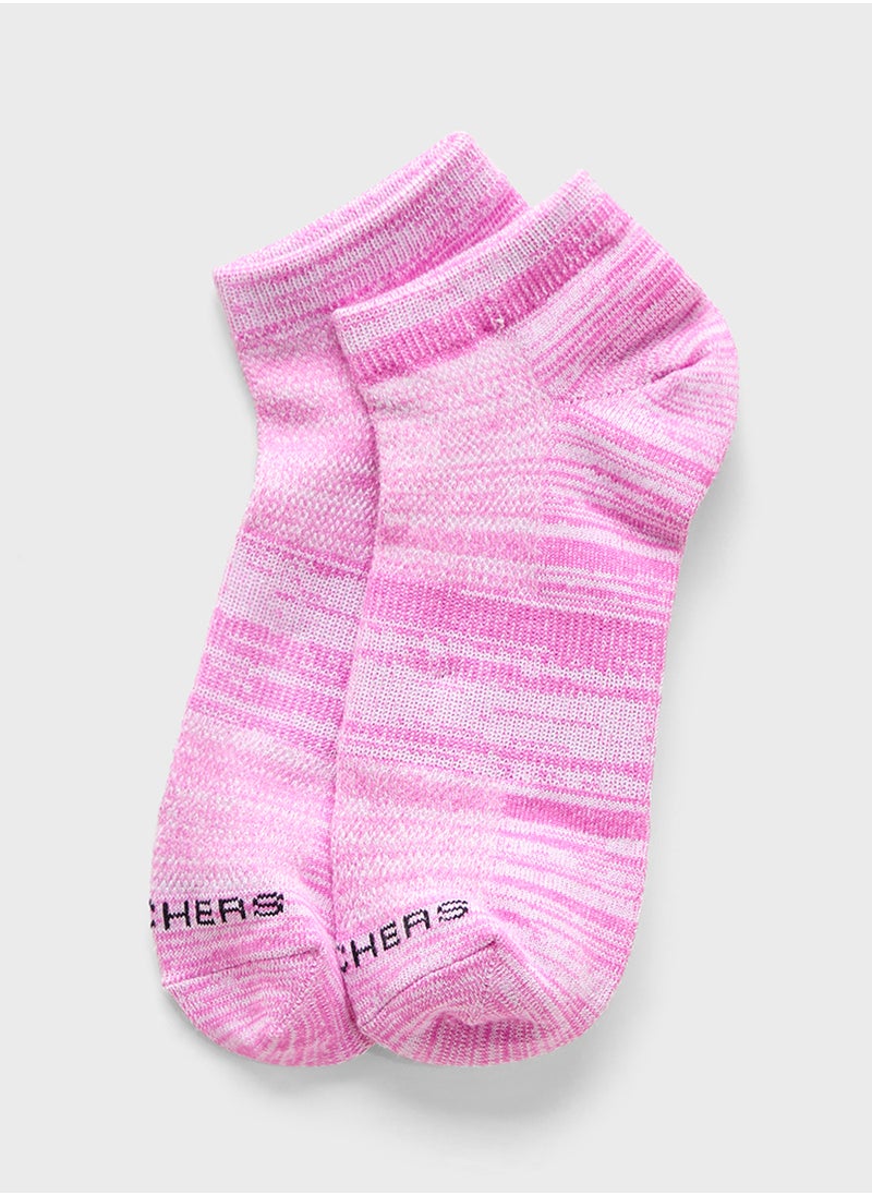 5 Pack Non Terry No Show Socks