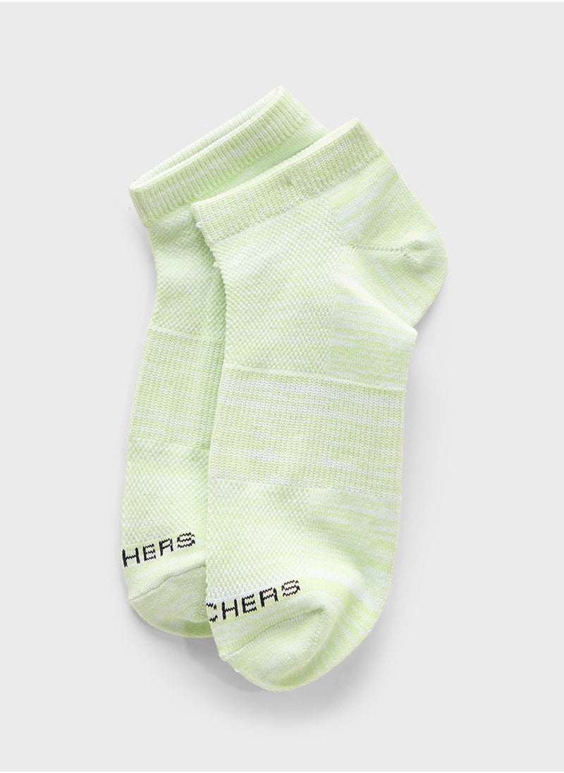 5 Pack Non Terry No Show Socks