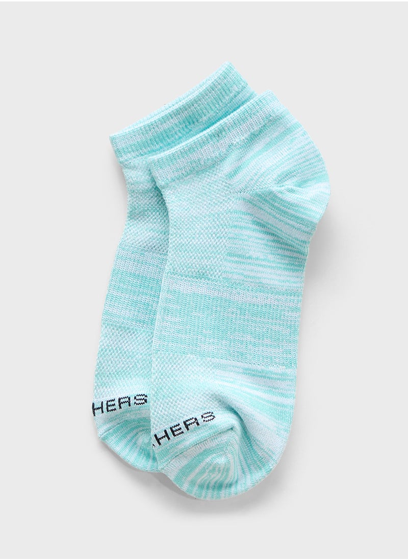 5 Pack Non Terry No Show Socks