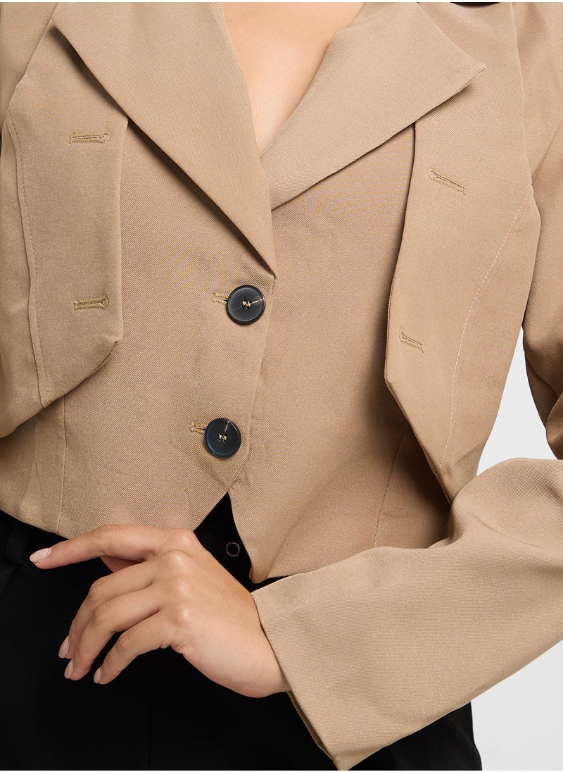 Cropped Blazer