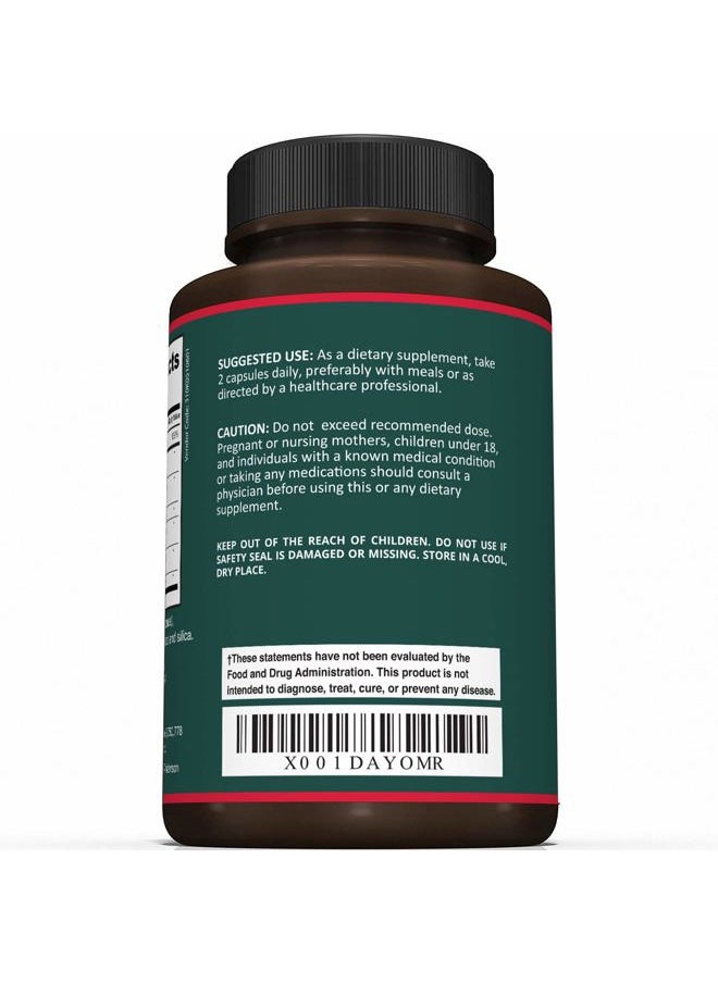 Premium Uric Acid Support Supplement – Uric Acid Cleanse & Kidney Support – Includes Tart Cherry, Chanca Piedra, Celery Extract & Turmeric - 60 Capsules