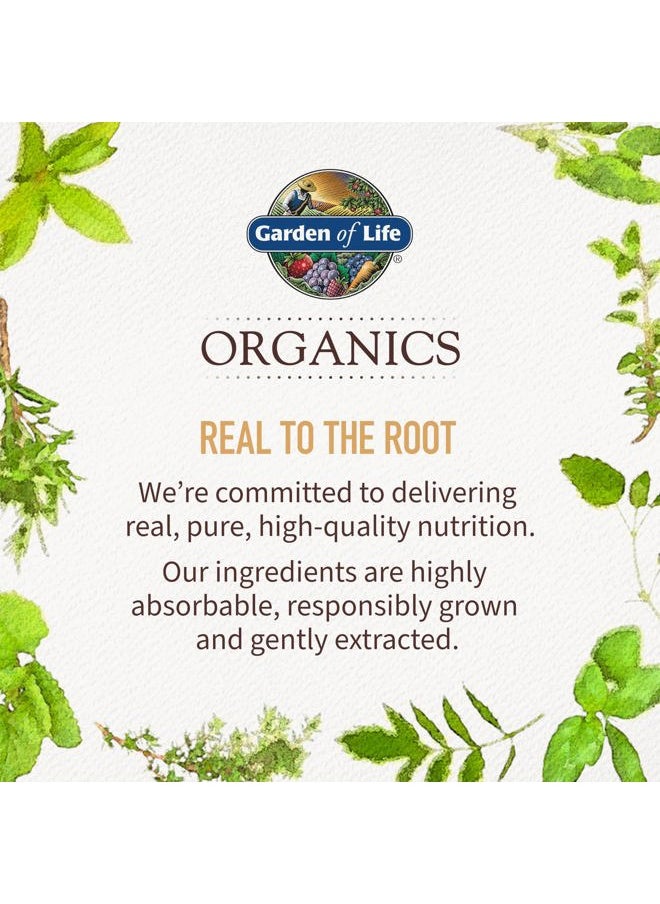 Organics Men 40+ Gummy Vitamins - Berry - Certified Organic, Non-GMO, Vegan, Kosher Complete Multi - Methyl B12, C & D3 - Gluten, Soy & Dairy Free, 120 Real Fruit Gummies