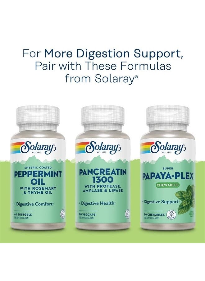 Solaray High Potency Betaine HCL with Pepsin - Hydrochloric Acid Supplement for Digestive Health - with Betaine Hydrochloride and Digestive Enzymes - Gut Health Support - 60-Day Guarantee, 275 VegCaps