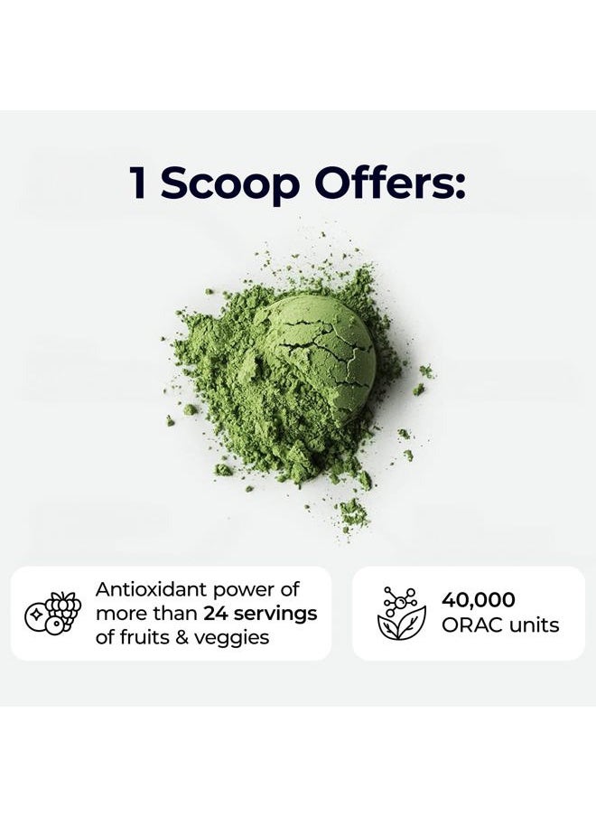 Paradise, ORAC Energy Greens Powder Extract, Super Antioxidants, Probiotics for Gut Health & Digestion, Vitamin C for Immunity, with Spirulina & Chlorella, Non-GMO, Gluten Free, 30 Servings