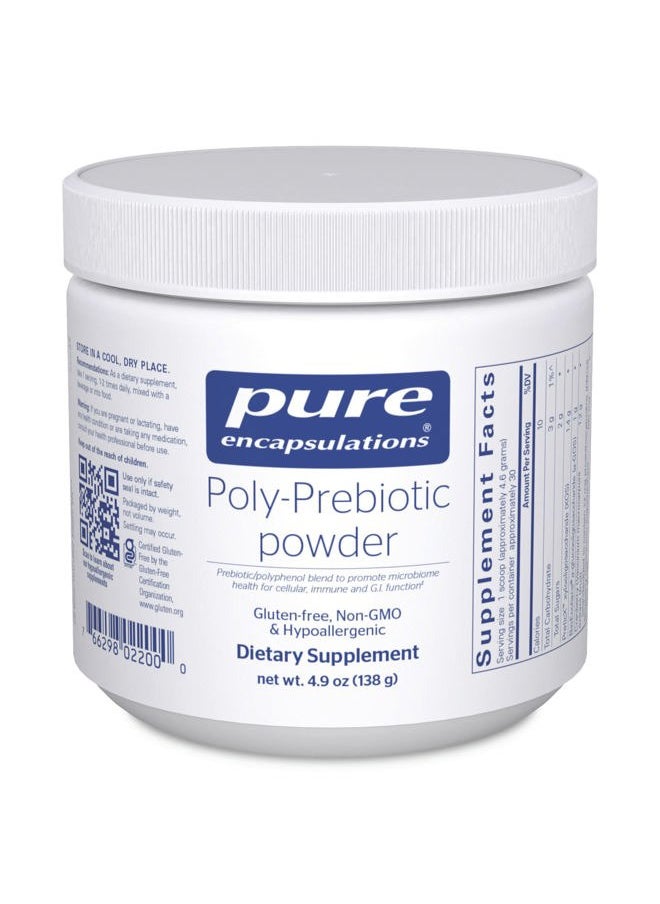 Poly-Prebiotic Powder | Targets Akkermansia Muciniphila to Support GI Barrier Function | 4.9 Ounces