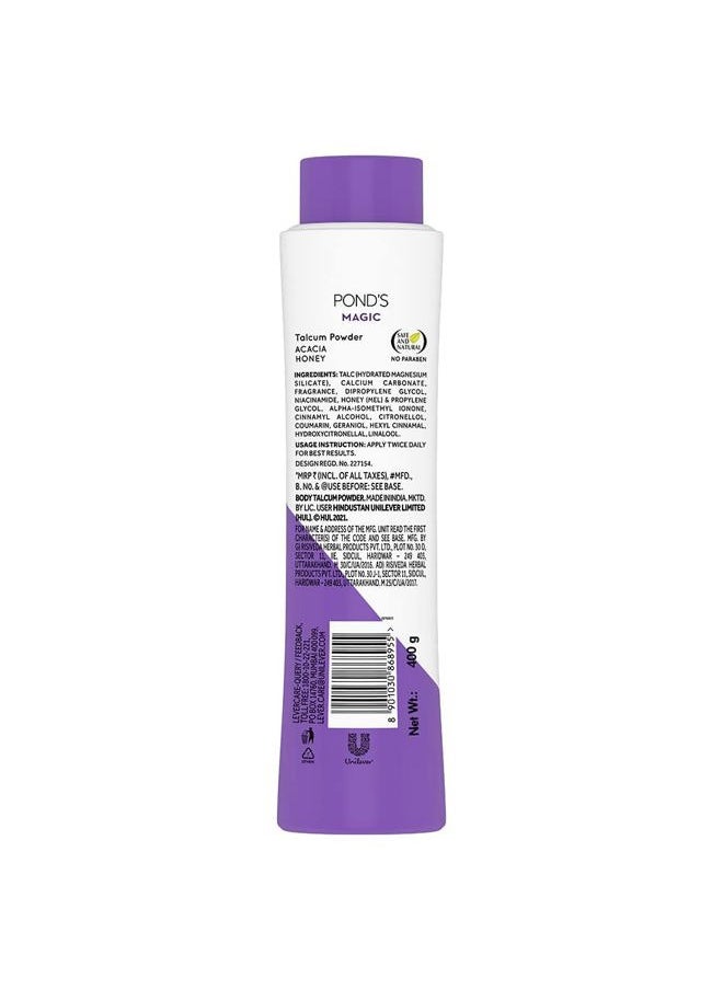 Freshness Talcum Powder | Acacia Honey | 400g (14.10 Oz)
