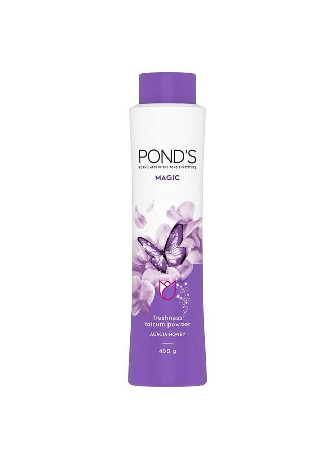 Freshness Talcum Powder | Acacia Honey | 400g (14.10 Oz)