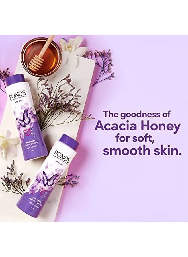 Freshness Talcum Powder | Acacia Honey | 400g (14.10 Oz)