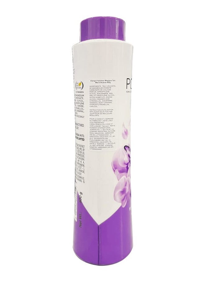Freshness Talcum Powder | Acacia Honey | 400g (14.10 Oz)