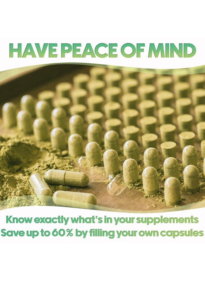 Size 4 Empty Capsules - 100 Count Small Clear Empty Gelatin Capsules - Empty Pill Capsules - DIY Capsule Filling - Bovine Pill Capsules Empty Gel Caps