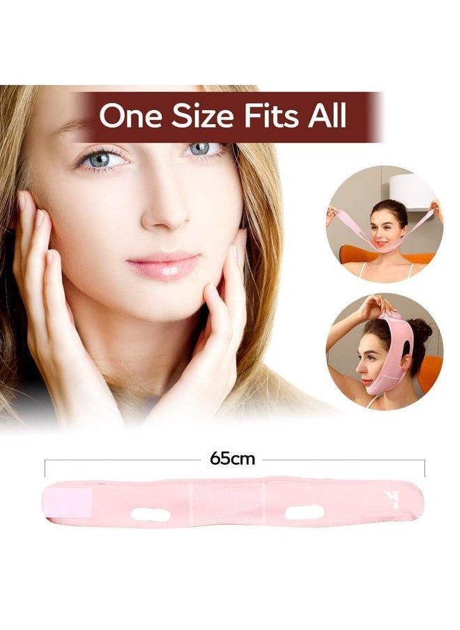 ParaFaciem Reusable V Line Mask Facial Slimming Strap Double Chin Reducer Chin Up Mask Face Lifting Belt V Shaped Slimming Face Mask