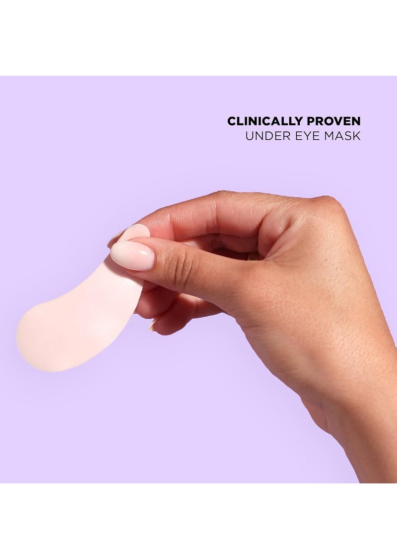 Collagen Hydrogel Under Eye Patches (30 Pairs) – Eye Mask with Green Tea & Aloe Vera, Reduces Wrinkles, Puffiness & Dark Circles, Hydrates, Repairs Skin & Protects from Free Radicals