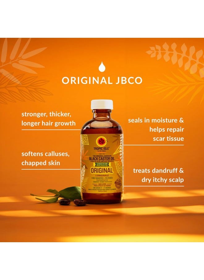 Jamaican Black Castor Oil 118ml 'Pack of 2' by Tropic Isle Living