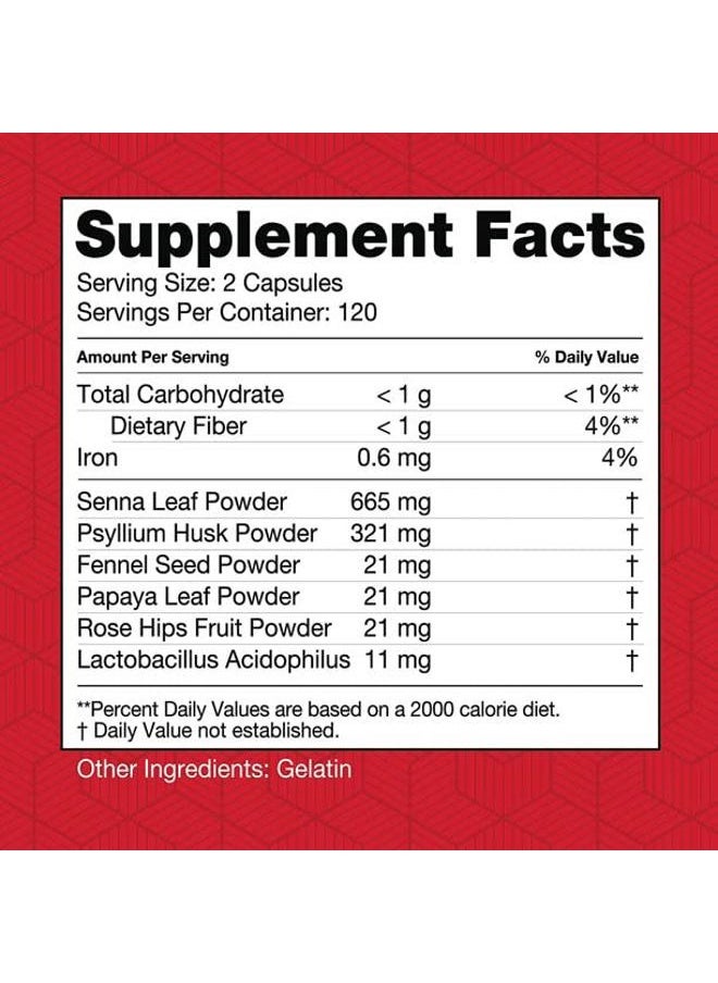 Inc., Super Colon Cleanse, 500 mg, 60 Capsules - 2pc