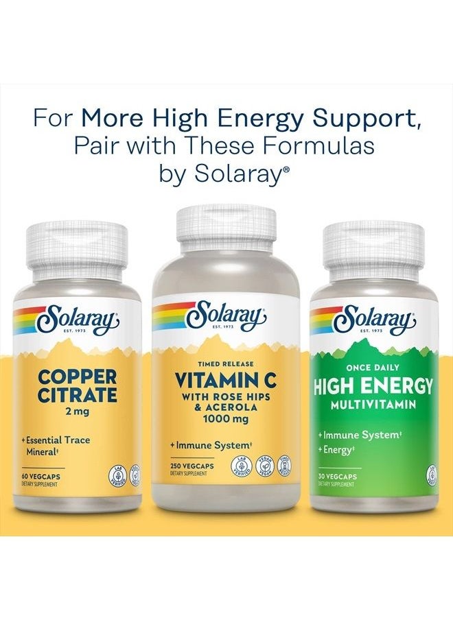 Solaray No Flush Niacin 500mg, Flush-Free Vitamin B3 Niacin, Energy and Circulatory System Support, Vegan, Lab Verified, 60-Day Money-Back Guarantee, 100 Servings, 100 VegCaps