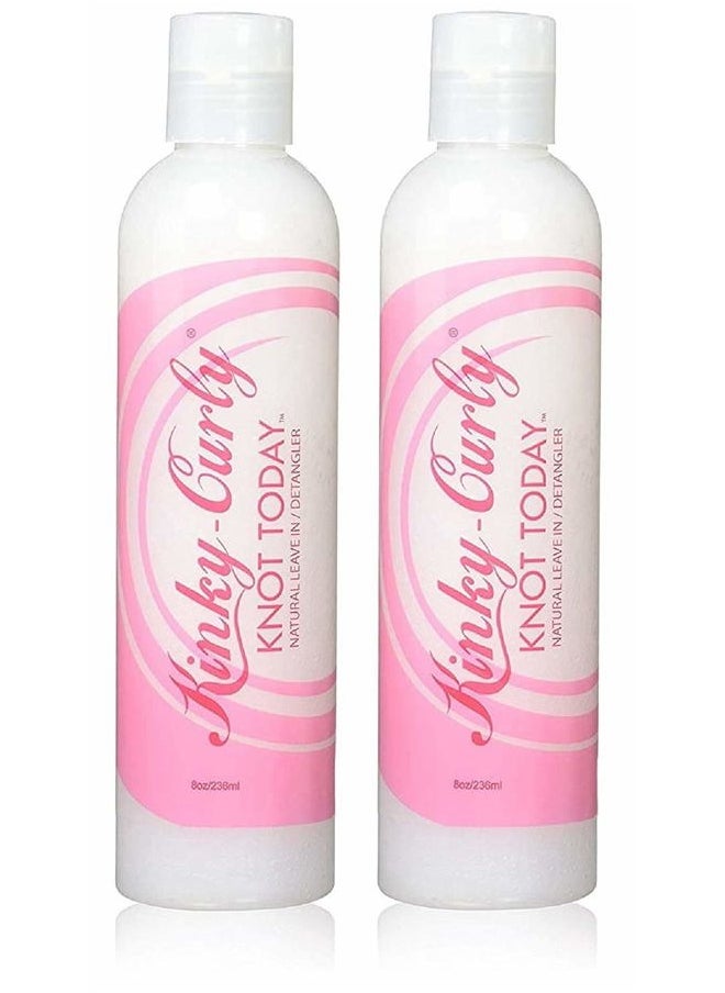 Kinky-Curly Knot Today Leave In Conditioner/Detangler - (2 Pack of 8 oz)