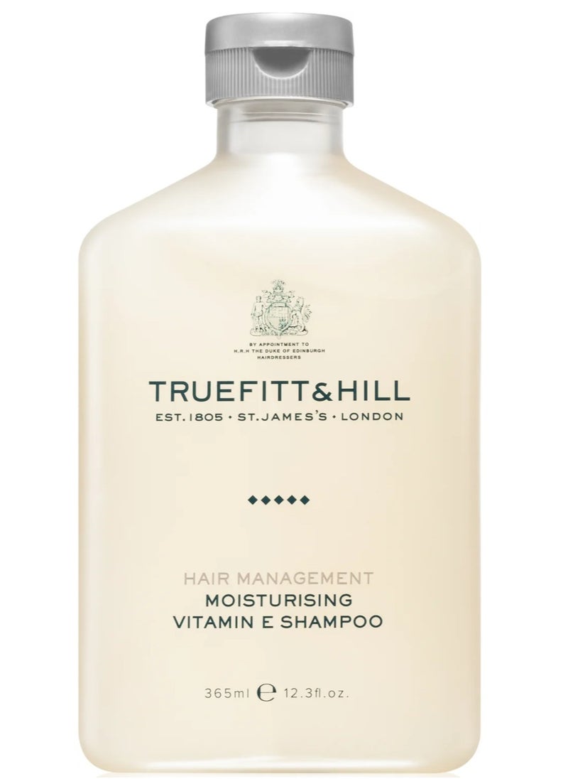 Hair Management: Moisturising Vitamin E Shampoo, Moisturize & Nourish Hair, Lemongrass & Bergamot Scent, 365ml / 12.38oz.
