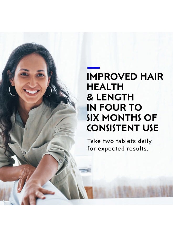 R3 Extra Strength for Hair Growth - Supplements for Women to Grow Thicker, Fuller Hair, Advanced Formula with 5000 mcg Biotin Per Serving and Collagen, 60 Count (Pack of 2)