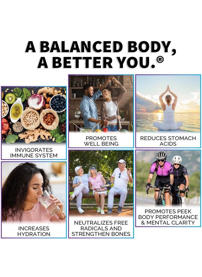 pH Booster Drops | The First Patented Alkaline Water Booster to Neutralize Acid & Balance pH for Immune Support, Peak Performance, Detox, Overall Wellness – 1.25oz