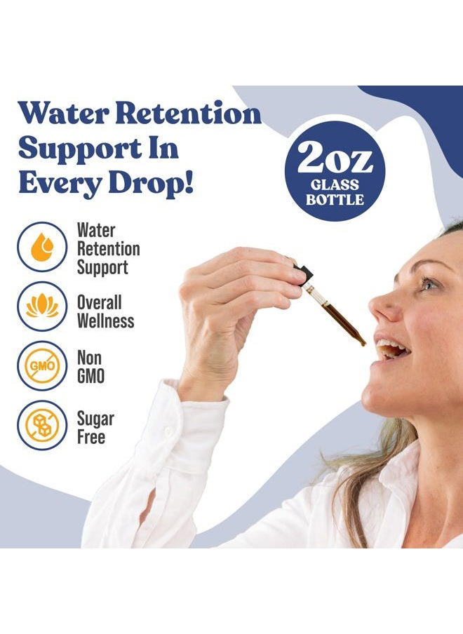 Hydrocin - Advanced Diuretic Water Retention Support Supplement - Liquid Delivery for Better Absorption - Dandelion, Uva Ursi, Juniper Berry, Celery Seed, Green Tea & More!