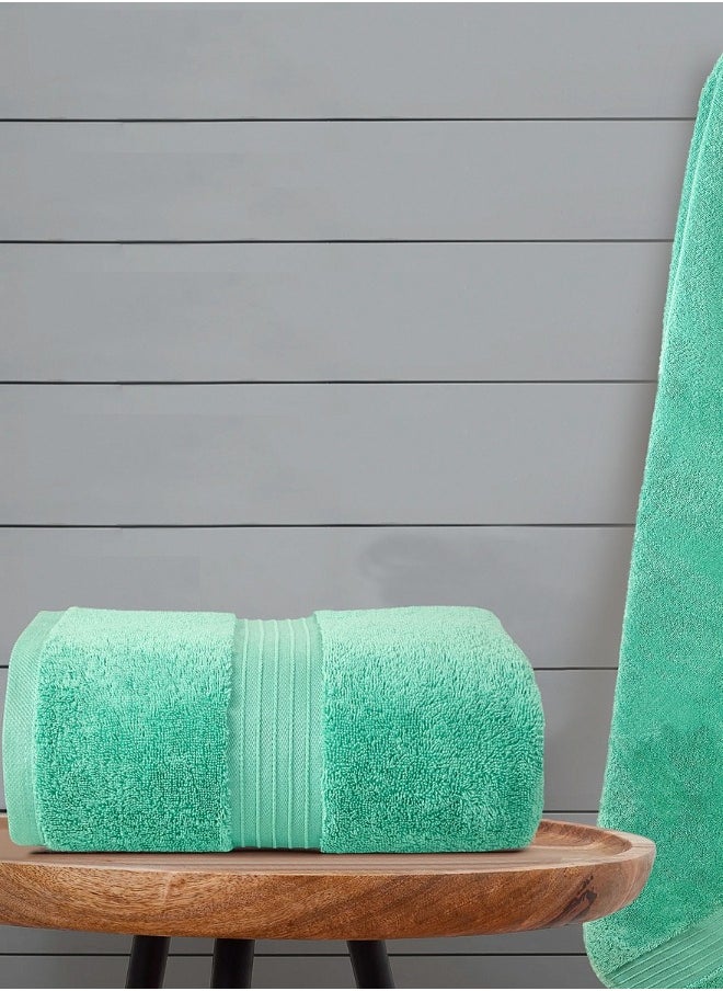 2-Piece Bath Sheets, 100% Combed Cotton 550 GSM Superior Quality Towels, Quick Dry Highly Absorbent 90x180 cm