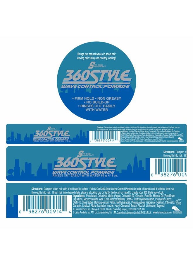 SCurl 360 Style Wave Control Pomade