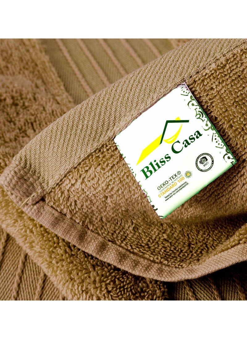 2-Piece Bath Sheets, 100% Combed Cotton 550 GSM Superior Quality Towels, Quick Dry Highly Absorbent 90x180 cm