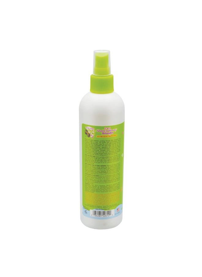 Kids 2-n-1 Natural Conditioning Detangler, 12oz Bottle, Formulated with Extra Virgin Olive Oil, For Natural, Texturized, or Relaxed Hair