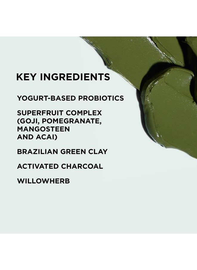 , I MASK Purifying Probiotic Mask, Clay and Charcoal Facial Mask, Refine, Balance and Remove Impurities, 2 oz