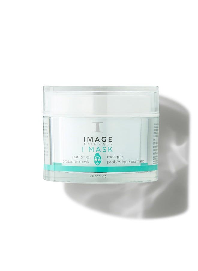 , I MASK Purifying Probiotic Mask, Clay and Charcoal Facial Mask, Refine, Balance and Remove Impurities, 2 oz