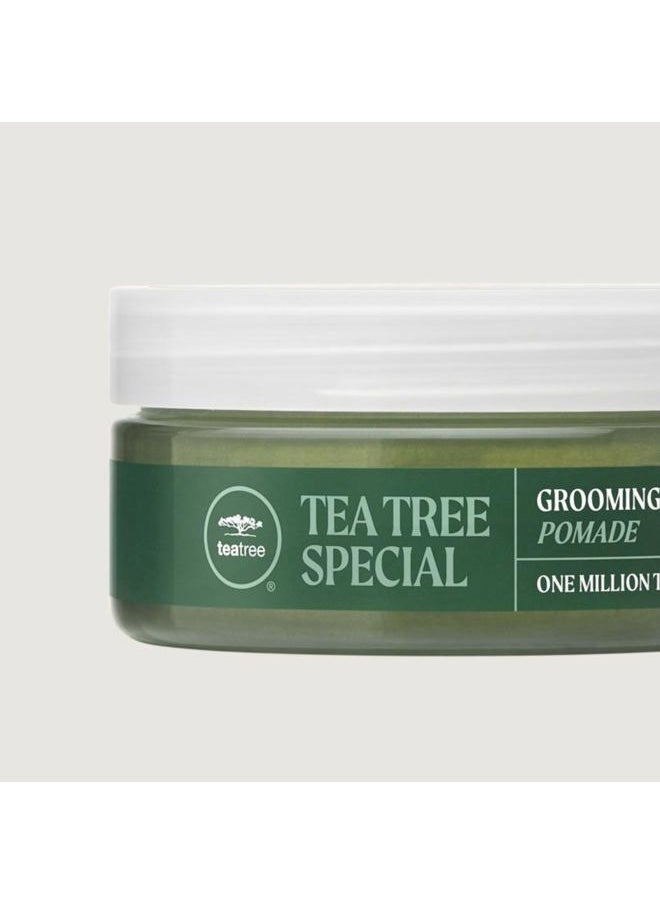Grooming Pomade, Flexible Hold + Shine, For All Hair Types, Especially Wavy + Curly, 3 oz.